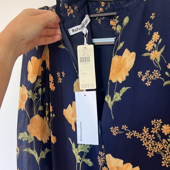 REFORMATION STEVI MIDI DRESS - Picture 8 of 8